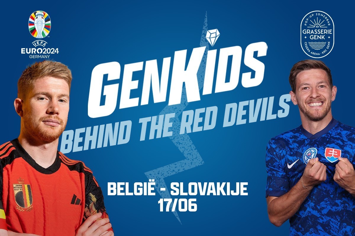 Genkids actie: volg het EK in de Cegeka Arena: bekijk België-Slovakije op ons groot scherm